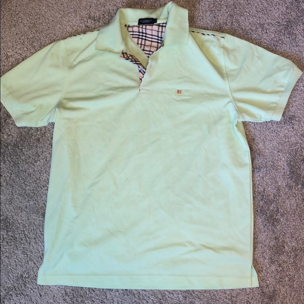Women’s Burberry Mint Polo L